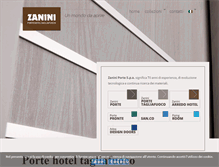 Tablet Screenshot of portehoteltagliafuoco.com